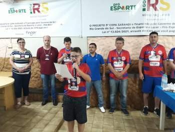 Jogos da 5ª Copa Sarandi Sub-13 começam amanhã, 17